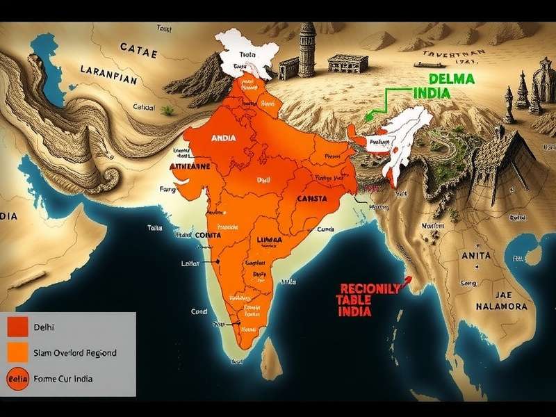 Slam Overlord India - Battle in Chandni Chowk Slam Overlord India Delhi Regional Map