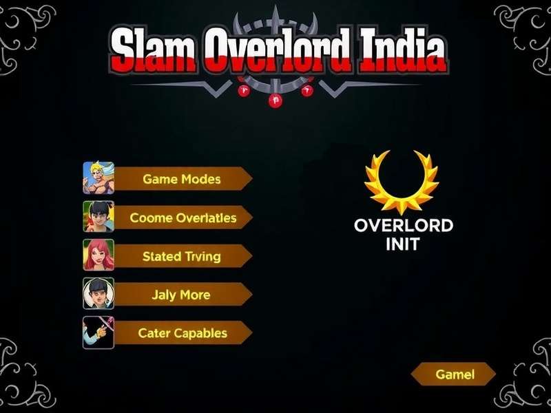 Slam Overlord India - Choose Your Game Mode Slam Overlord India Game Modes Selection Screen